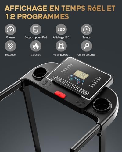 tapis de course pliable Kerolina